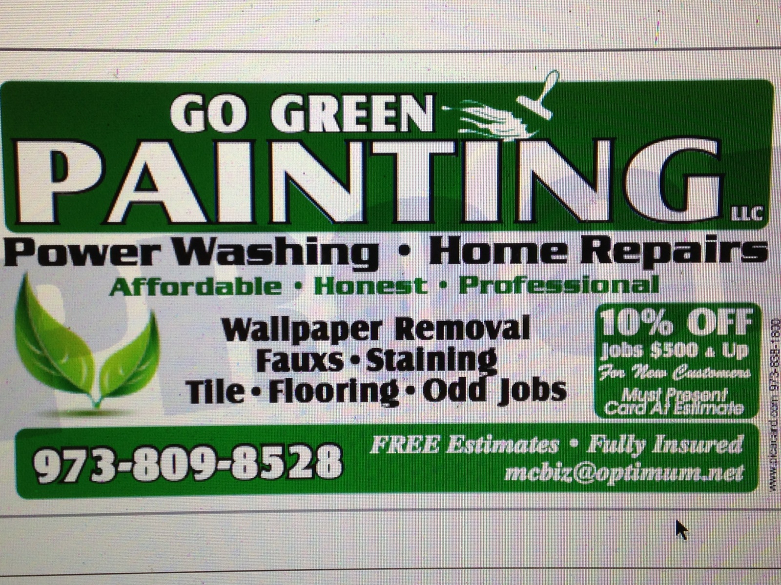 Go Green Painting Flooring Home Improvements Reviews East